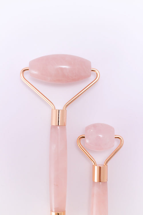 Outil de massage - Facial Roller Quartz Rose