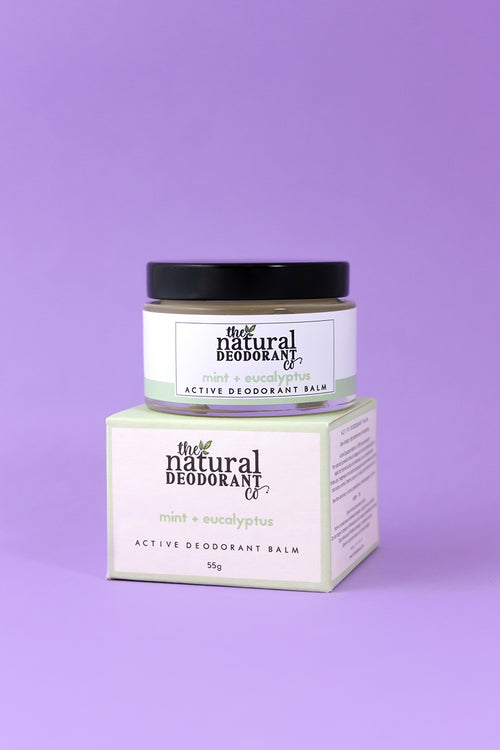 THE NATURAL DEODORANT & CO menthe eucalyptus bio dans un contenant en verre